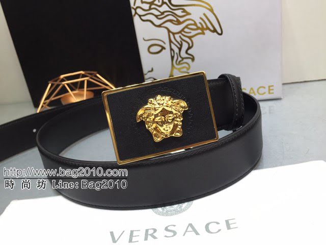 VERSVE男士皮帶 範思哲高端時尚皮帶 範思哲Versace美杜莎頭像裝飾  jjp1283